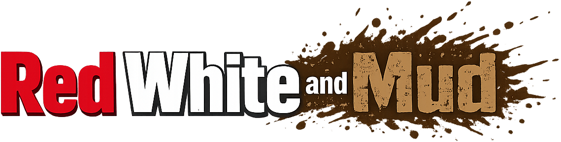Red White and Mud Logo